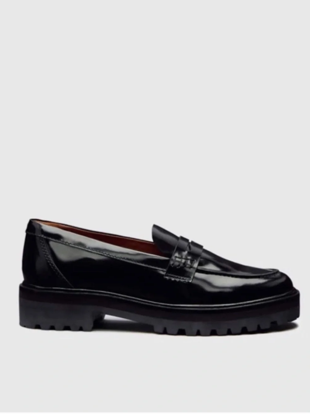 Reformation Agathea Loafer Black
